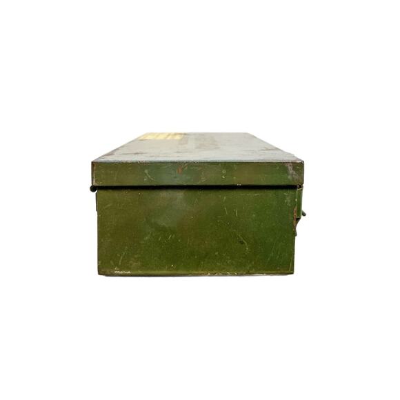 Vintage First Aid Green Metal Box Bell Systems-D - Picture 6 of 9